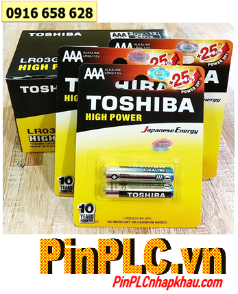 COMBO 2HỘP 24viên (12vỉ) Pin AA 1.5v Alkaline Toshiba LR03GCP BP-2PV _Giá chỉ 239.000vnd/ HỘP